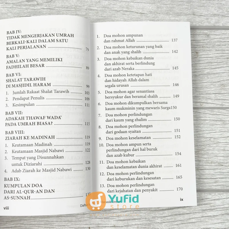 BUKU MANASIK UMRAH DAN DOA MENURUT AL-QURAN DAN AS-SUNNAH (PUSTAKA IMAM ASY-SYAFII) - Image 5