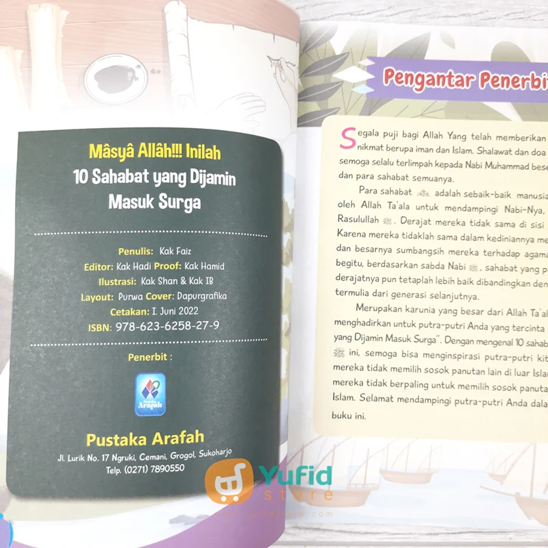 BUKU MASYA ALLAH!! INILAH 10 SAHABAT YANG DIJAMIN MASUK SURGA (PUSTAKA ARAFAH) - Image 4