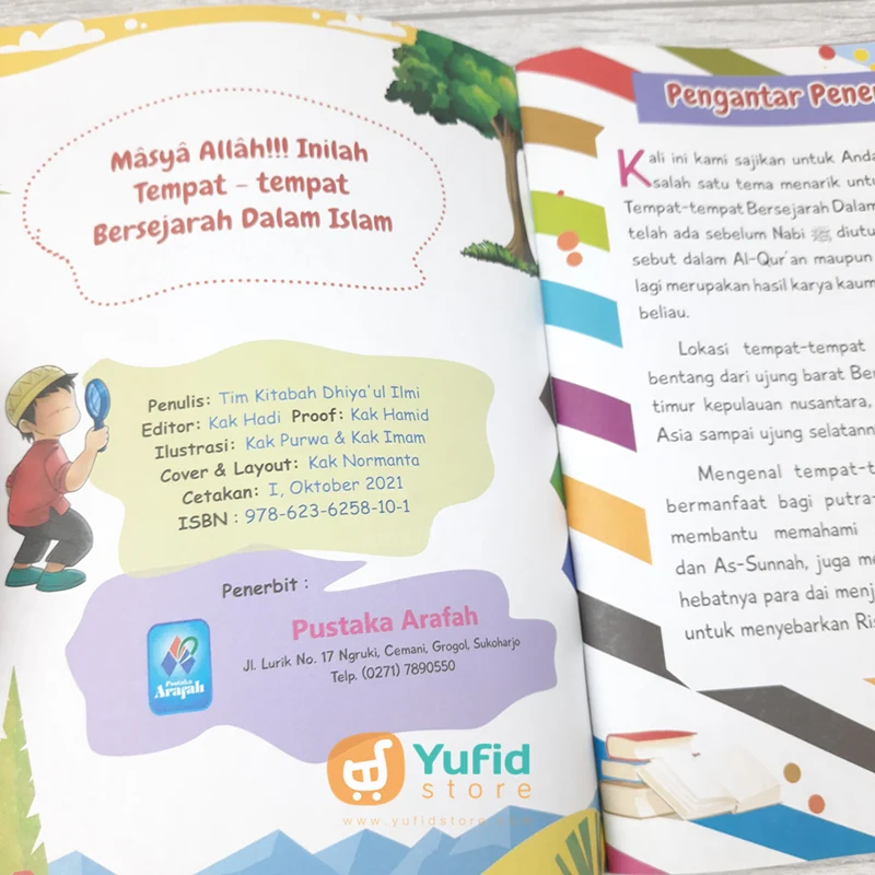 BUKU MASYAALLAH!!! INILAH TEMPAT-TEMPAT BERSEJARAH DALAM ISLAM (PUSTAKA ARAFAH) - Image 3