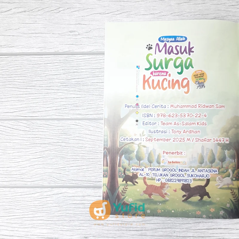 BUKU MASYAALLAH MASUK SURGA KARENA KUCING (AS-SALAM KIDS) - Image 3