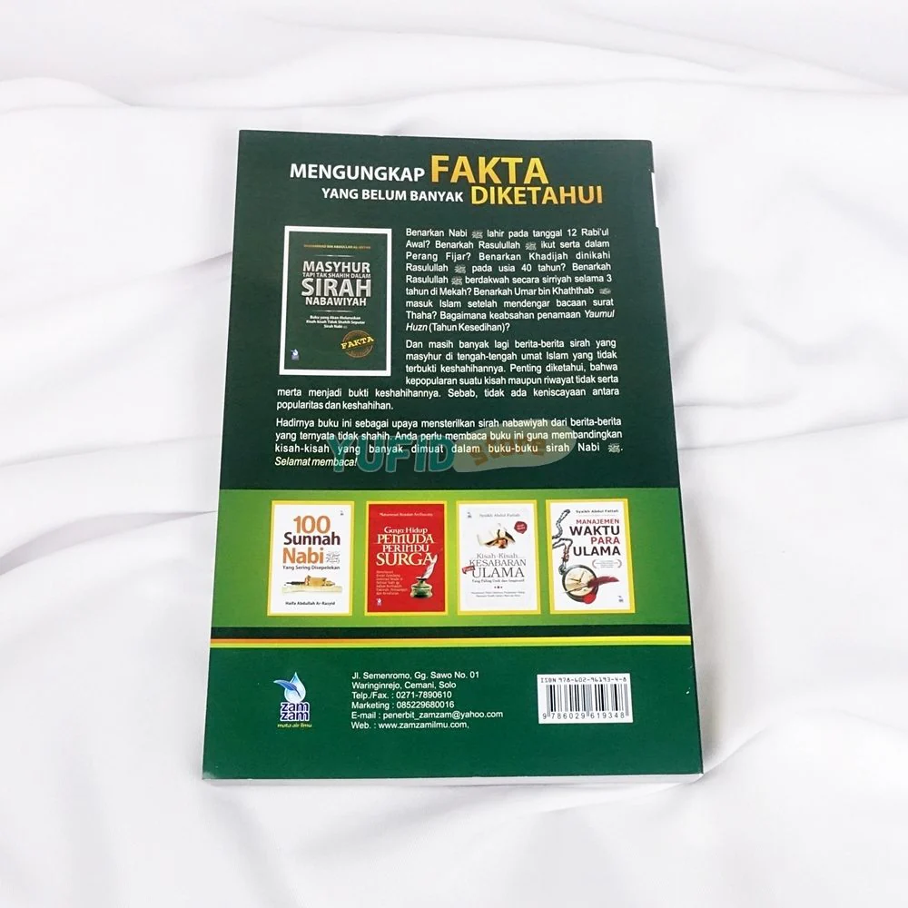 Buku Masyhur Tapi Tapi Tak Shahih Dalam Sirah Nabawiyah (Zam-Zam) - Image 2