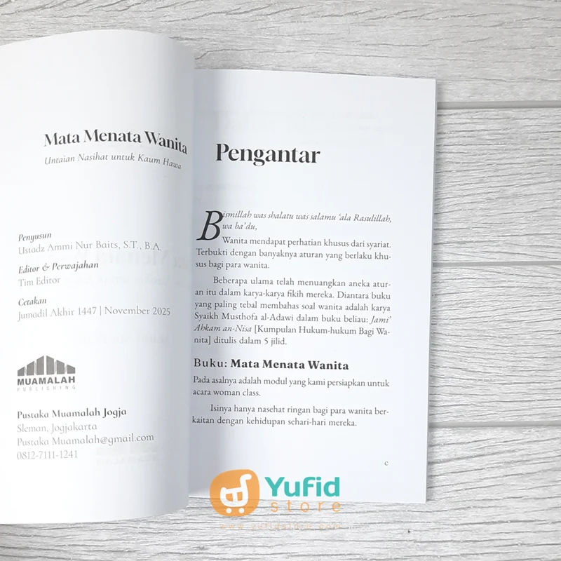 BUKU MATA MENATA WANITA - UNTAIAN NASIHAT UNTUK KAUM HAWA (MUAMALAH PUBLISHING) - Image 3