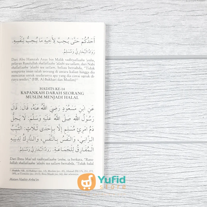 BUKU SAKU MATAN HADITS ARBAIN (PUSTAKA IBNU UMAR) - Image 6