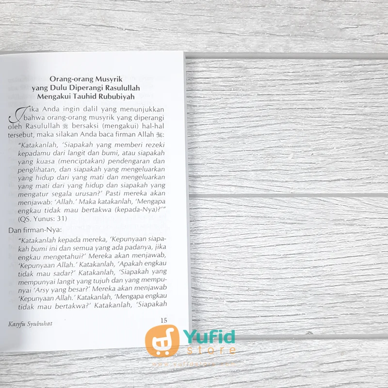 BUKU MATAN KASYFU SYUBUHAT DILENGKAPI USHULUS SITTAH MEMBONGKAR AKAR KESYIRIKAN (MEDIA HIDAYAH) - Image 6