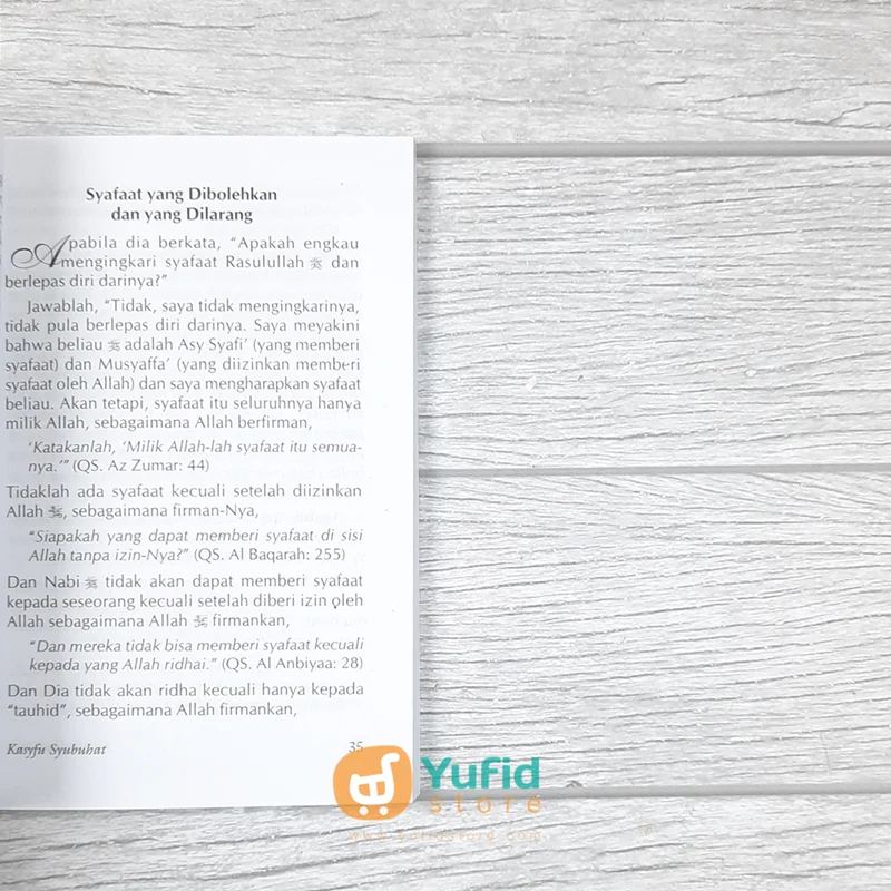 BUKU MATAN KASYFU SYUBUHAT DILENGKAPI USHULUS SITTAH MEMBONGKAR AKAR KESYIRIKAN (MEDIA HIDAYAH) - Image 8