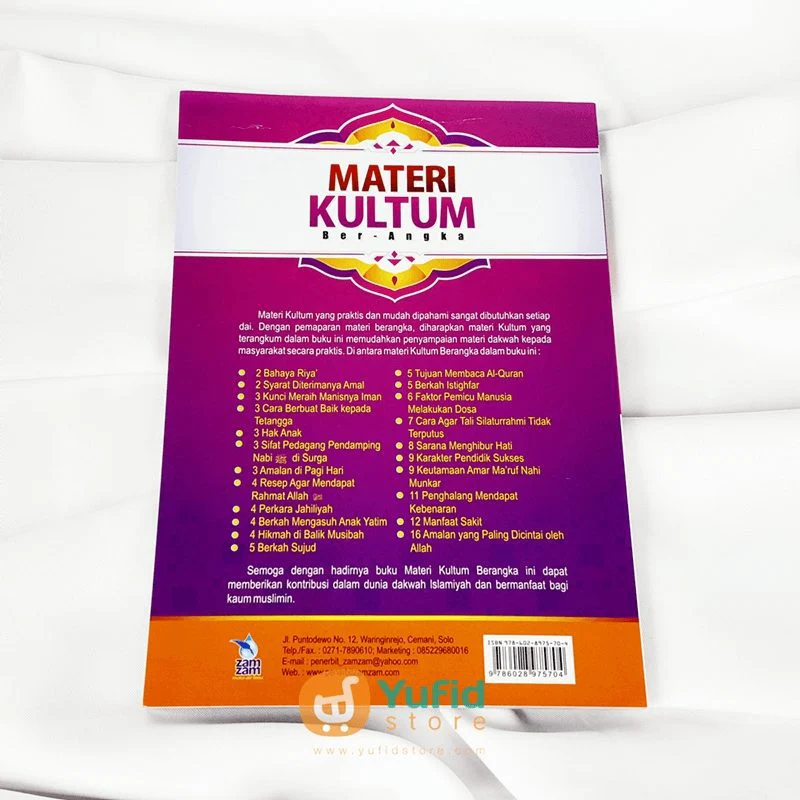 Buku Materi Kultum Ber Angka (Zam-Zam) - Image 2