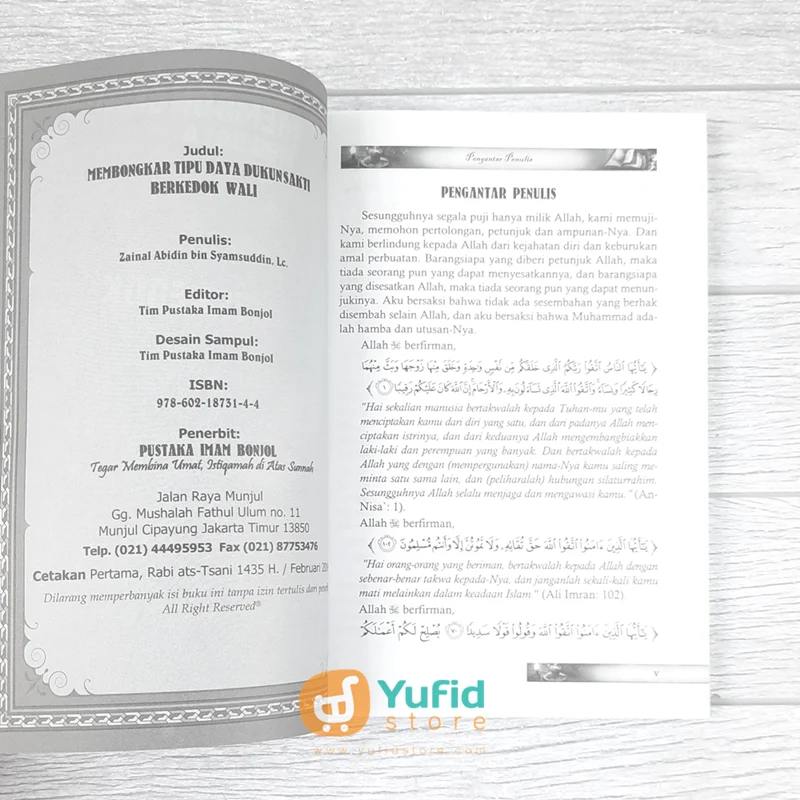 BUKU MEMBONGKAR TIPU DAYA DUKUN SAKTI BERKEDOK WALI (PUSTAKA IMAM BONJOL) - Image 3
