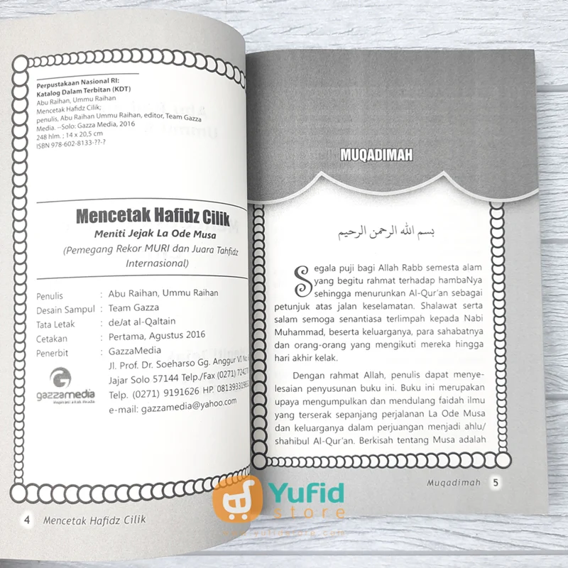BUKU MENCETAK HAFIDZ CILIK (GAZZA MEDIA) - Image 3