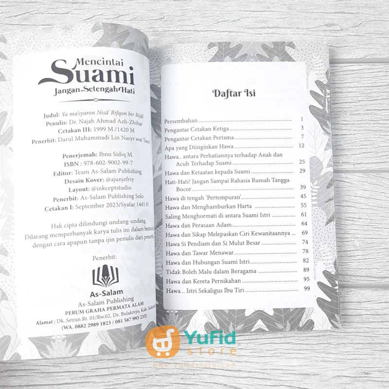 BUKU MENCINTAI SUAMI JANGAN SETENGAH HATI (AS-SALAM) - Image 3