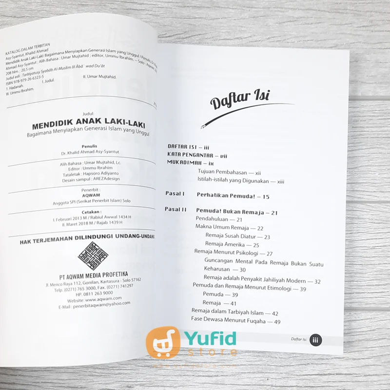BUKU MENDIDIK ANAK LAKI-LAKI - BAGAIMANA MENYIAPKAN GENERASI ISLAM YANG UNGGUL (AQWAM) - Image 3