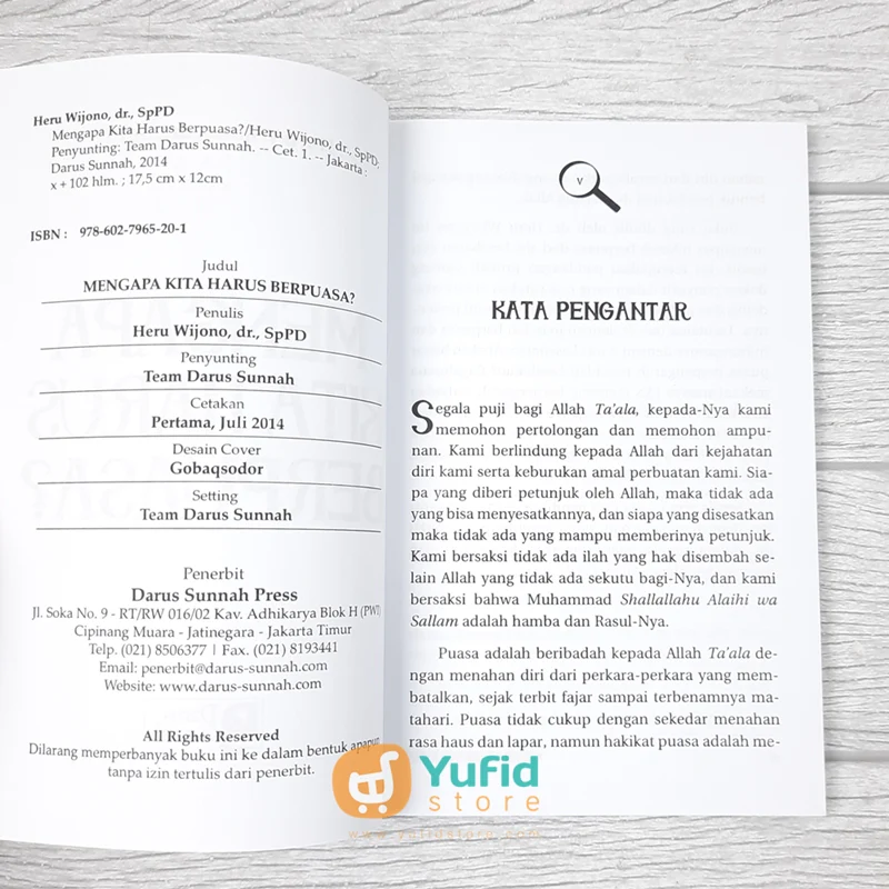 BUKU MENGAPA KITA HARUS BERPUASA (DARUS SUNNAH) - Image 3