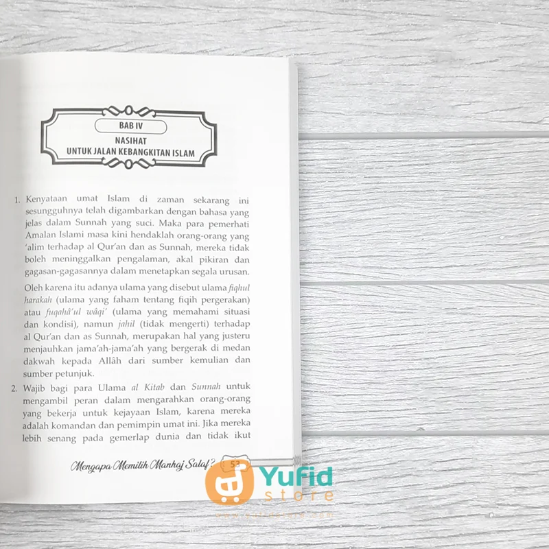 BUKU MENGAPA MEMILIH MANHAJ SALAF (PUSTAKA IMAM BUKHARI) - Image 8
