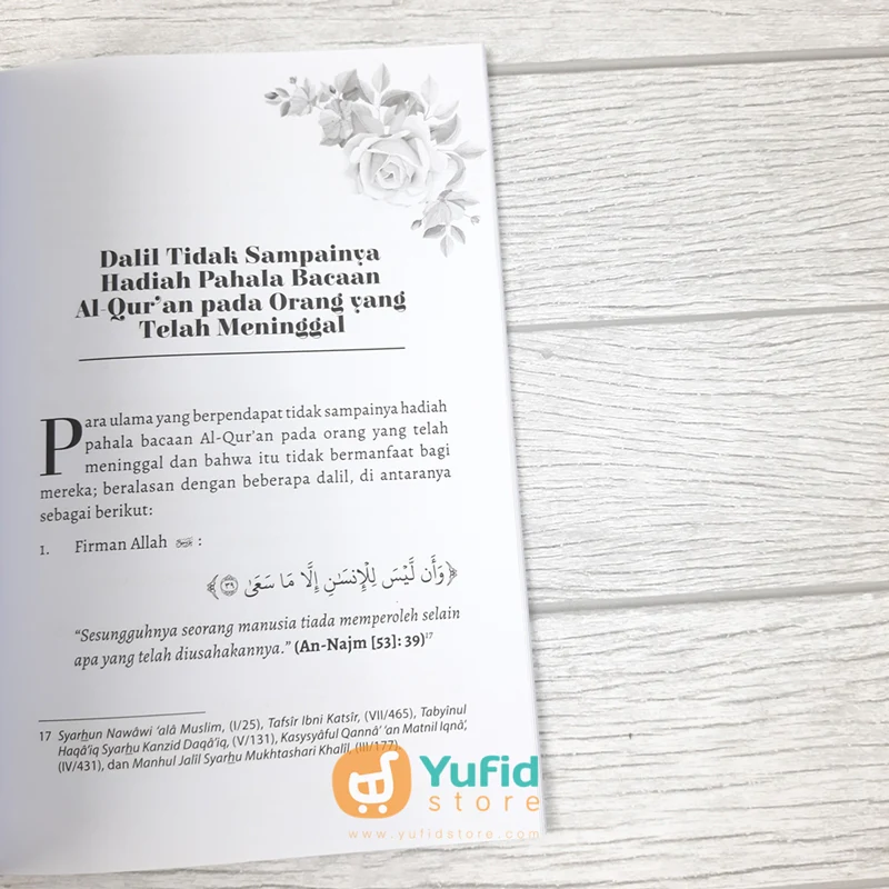 Buku Menghadiahkan Pahala Membaca Al-Quran Untuk Mayit Menurut 4 Madzhab (Al-Qowam) - Image 7