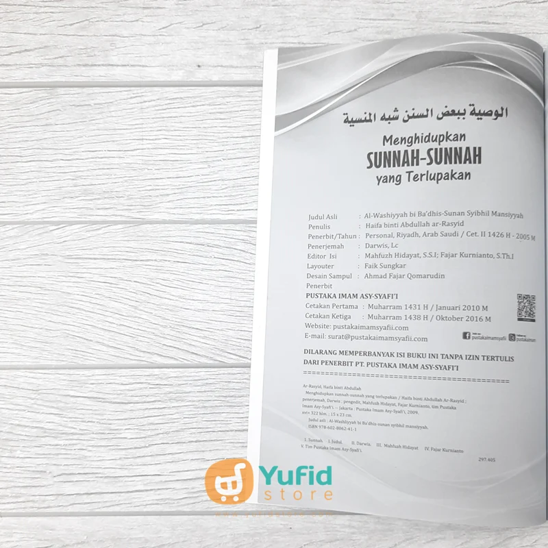 Buku Menghidupkan Sunnah-Sunnah yang Terlupakan (Pustaka Imam asy-Syafi’i) - Image 3