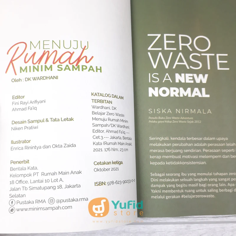 BUKU MENUJU RUMAH MINIM SAMPAH (BENTALA KATA) - Image 3