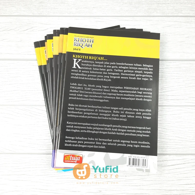 Buku Menulis Cepat dan Indah Dengan Khoth Riqah 8 Jilid (Attuqa) - Image 2