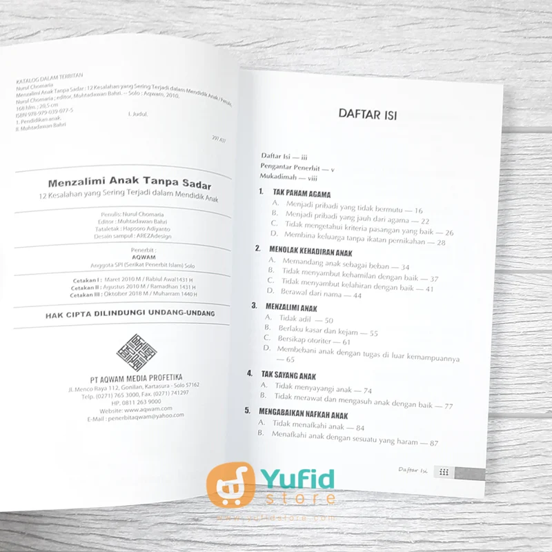BUKU MENZALIMI ANAK TANPA SADAR (AQWAM) - Image 3