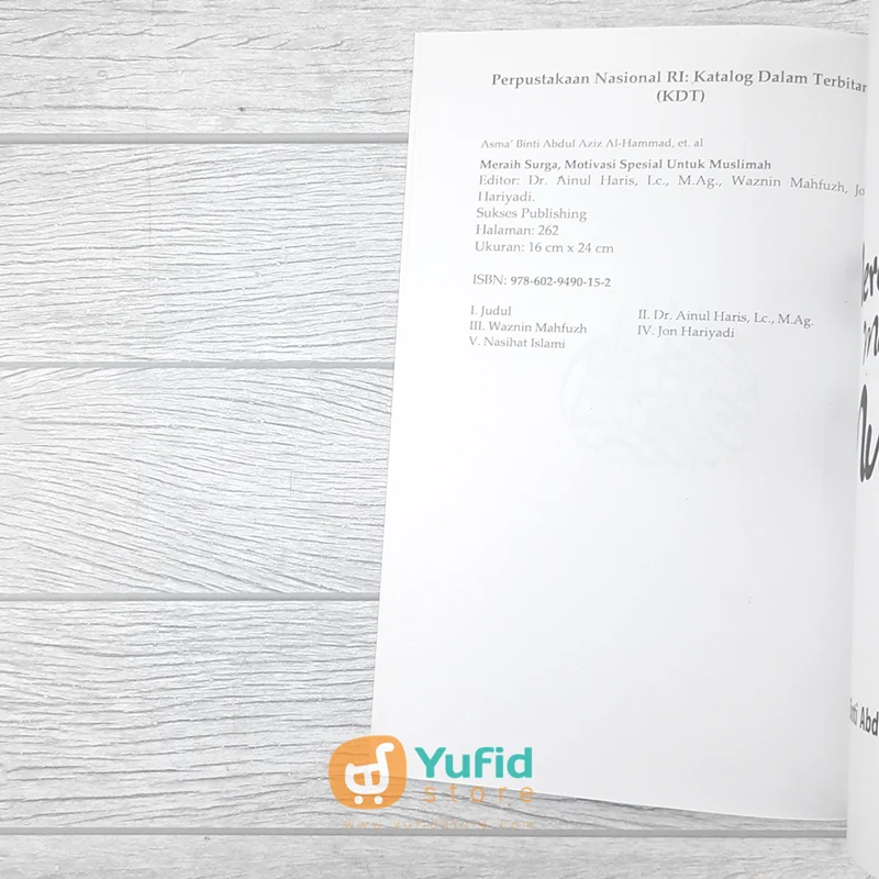 BUKU MERAIH SURGA MOTIVASI SPESIAL UNTUK MUSLIMAH (SUKSES PUBLISHING) - Image 3