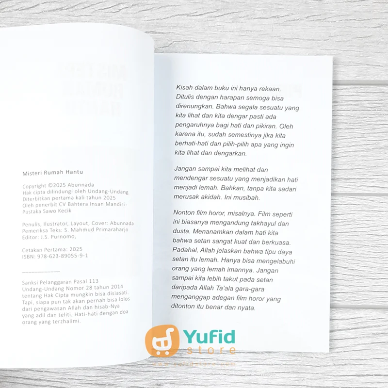 BUKU MISTERI RUMAH HANTU - BUKAN CERITA HOROR (SAWO KECIK) - Image 3