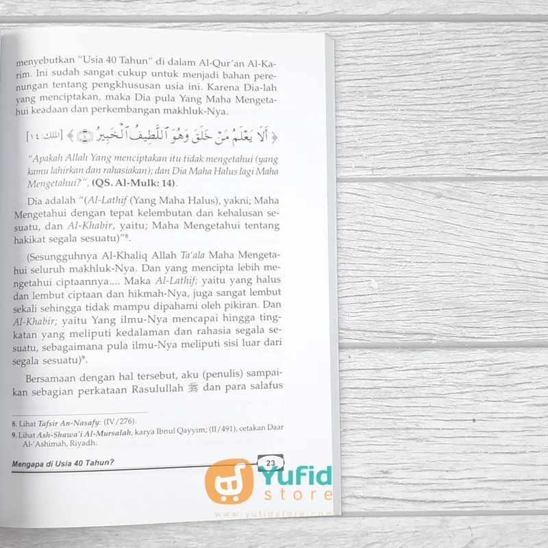 BUKU MISTERI UMUR 40 TAHUN (AT-TIBYAN) - Image 5