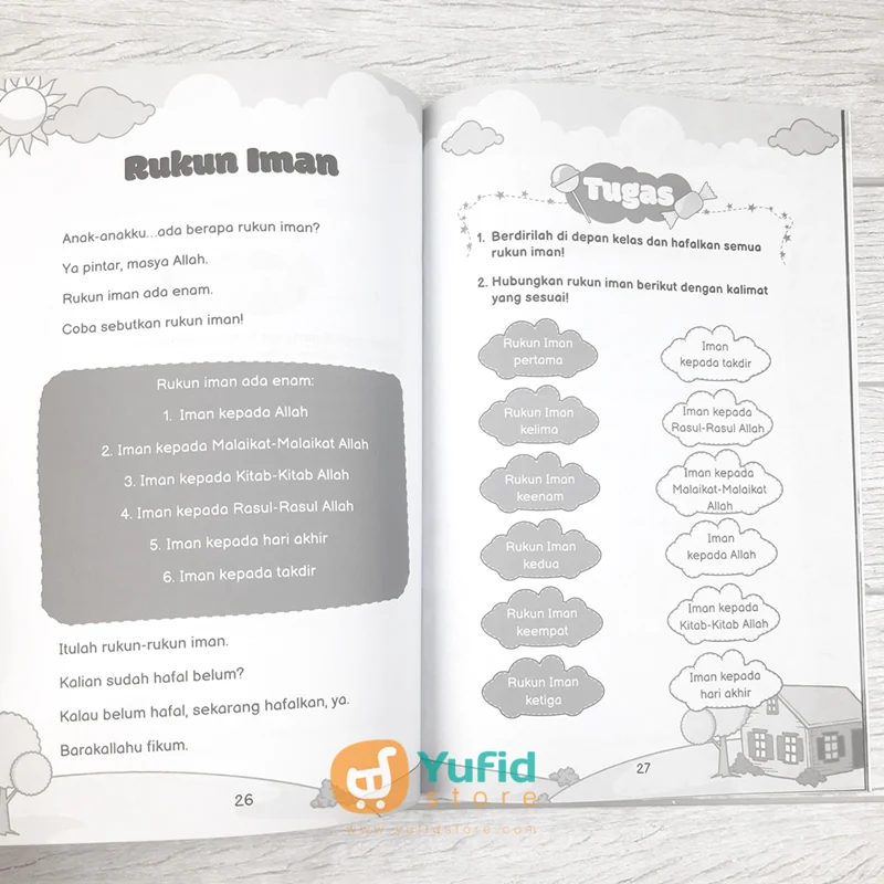 BUKU MODUL AKIDAH UNTUK ANAK SHALIH UNTUK TK/TA JILID 2 (ATTUQA) - Image 8