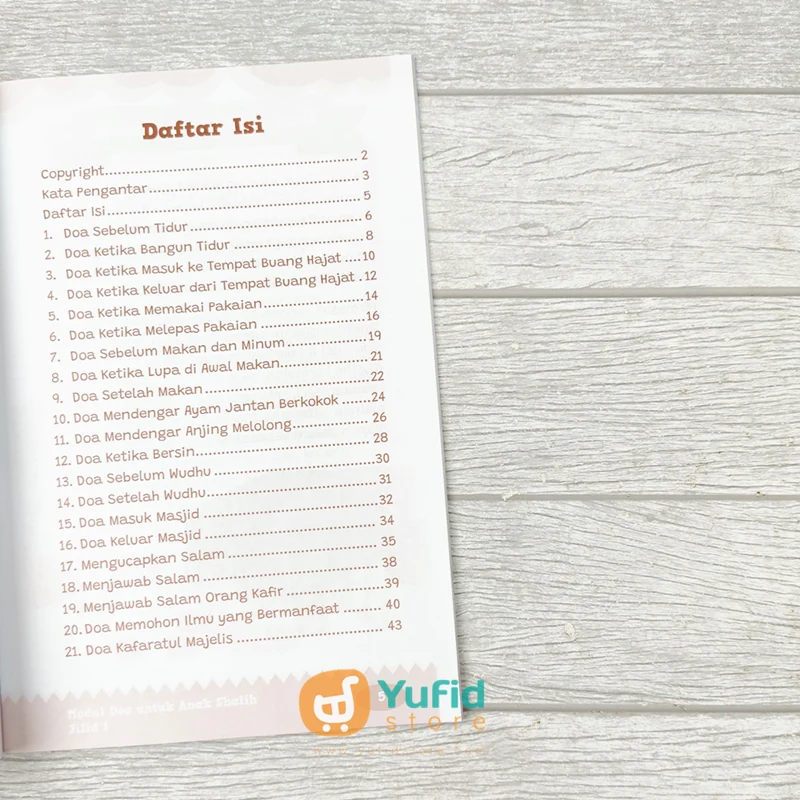 BUKU MODUL DOA UNTUK ANAK SHALIH JILID 1 (ATTUQA) - Image 4