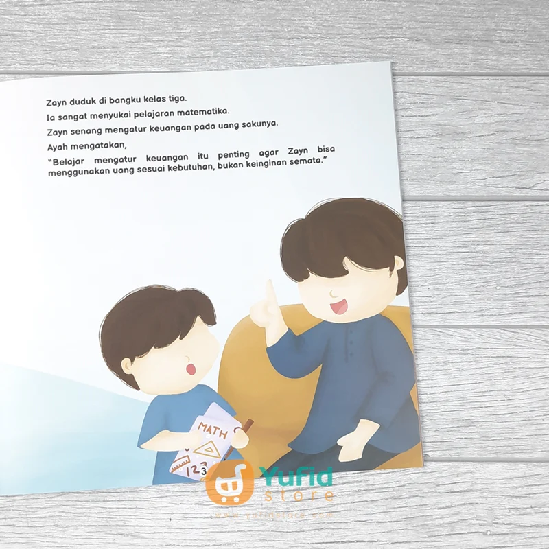 BUKU MUAMALAH SERIES FOR KIDS - ZAYN HARUS MENABUNG ATAU BERSEDEKAH YA? (ALKAHFI KIDS) - Image 4