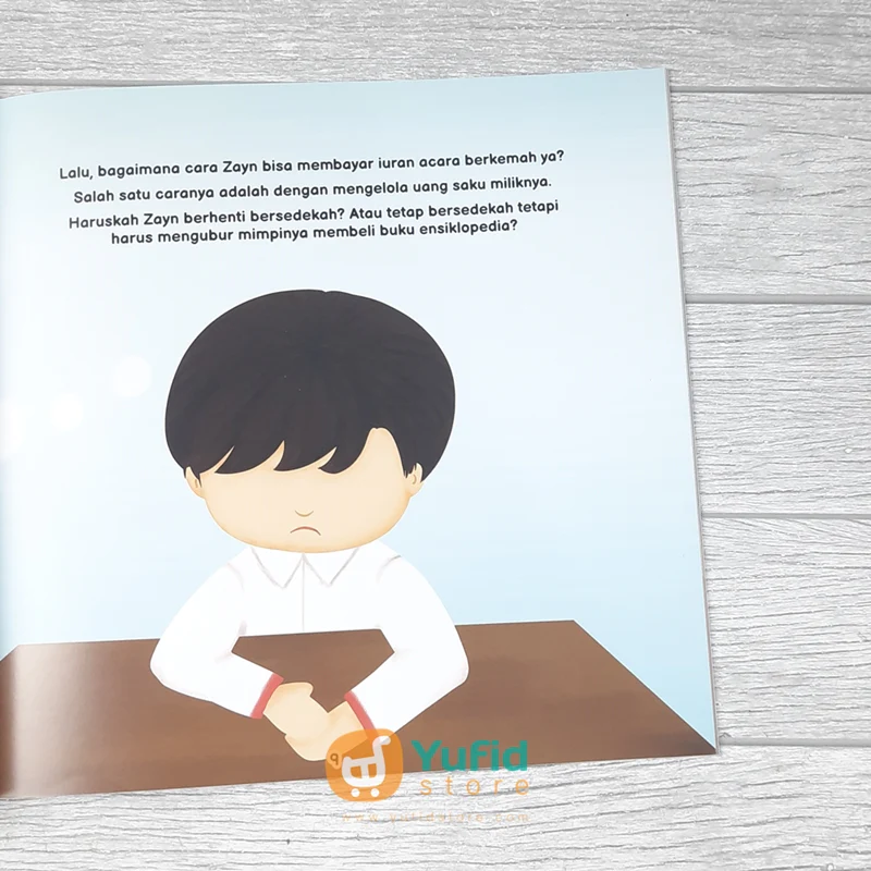 BUKU MUAMALAH SERIES FOR KIDS - ZAYN HARUS MENABUNG ATAU BERSEDEKAH YA? (ALKAHFI KIDS) - Image 7