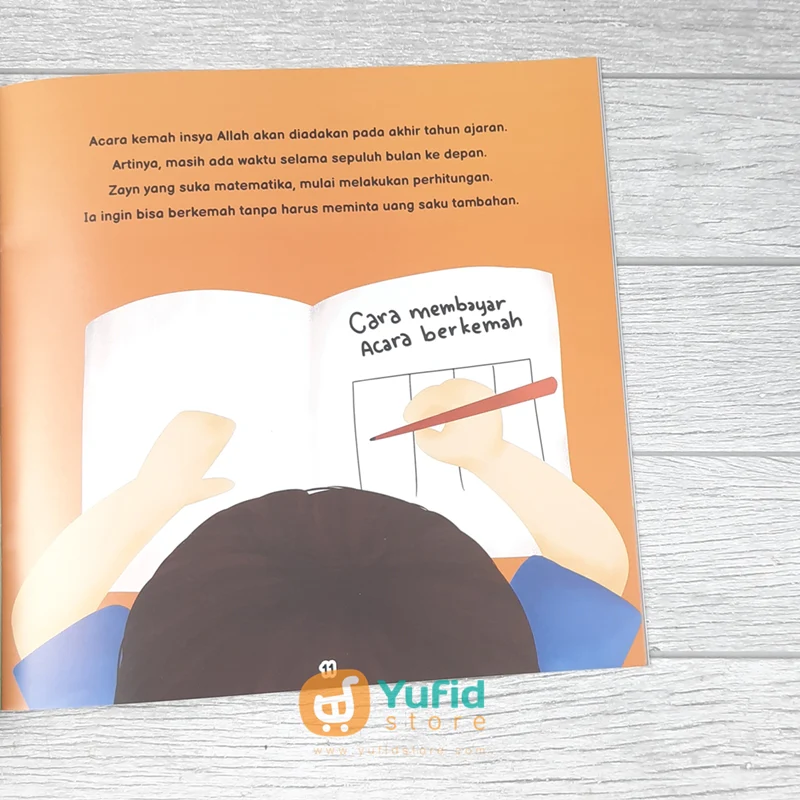 BUKU MUAMALAH SERIES FOR KIDS - ZAYN HARUS MENABUNG ATAU BERSEDEKAH YA? (ALKAHFI KIDS) - Image 8