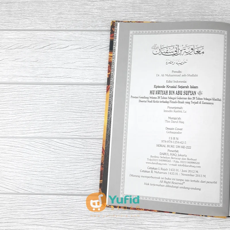 BUKU MUAWIYAH BIN ABU SUFYAN (DARUL HAQ) - Image 3