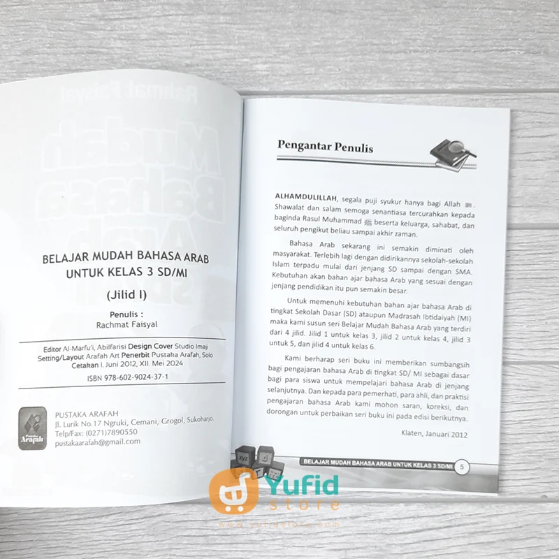 BUKU MUDAH BAHASA ARAB SD/MI JILID 1-4 (PUSTAKA ARAFAH) - Image 6