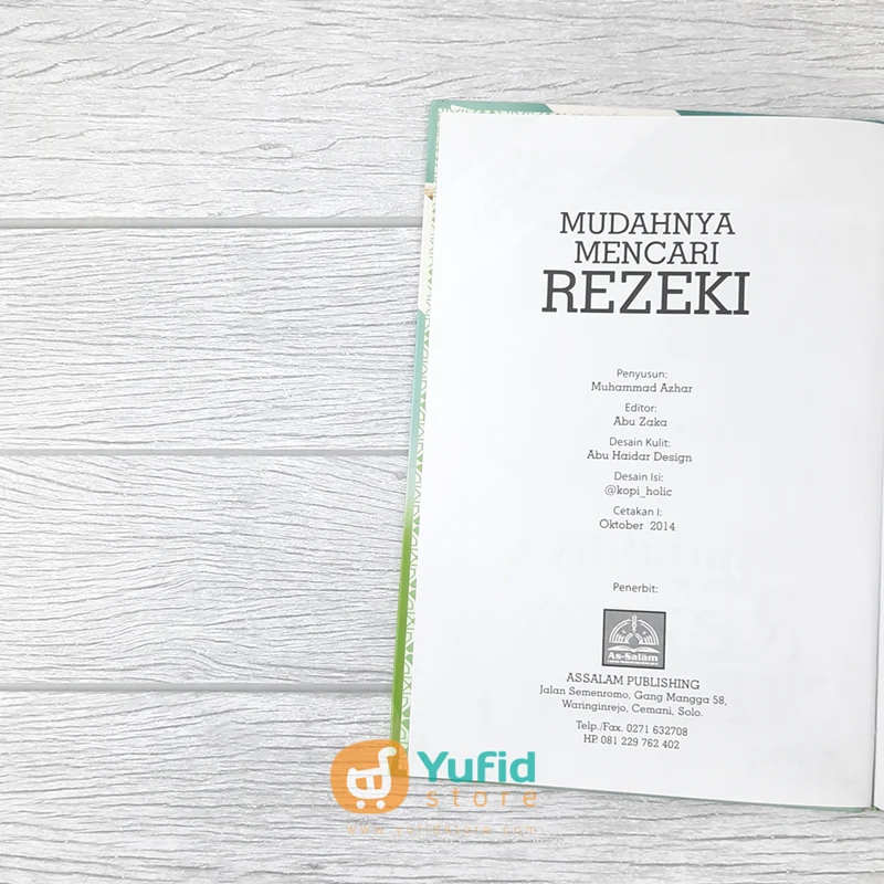 BUKU MUDAHNYA MENCARI REZEKI YANG BARAKAH (AS-SALAM PUBLISHING) - Image 3