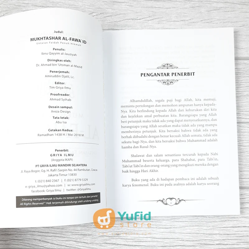 BUKU MUKHTASHAR AL FAWAID UNTAIAN FAIDAH PENUH HIKMAH (GRIYA ILMU) - Image 3