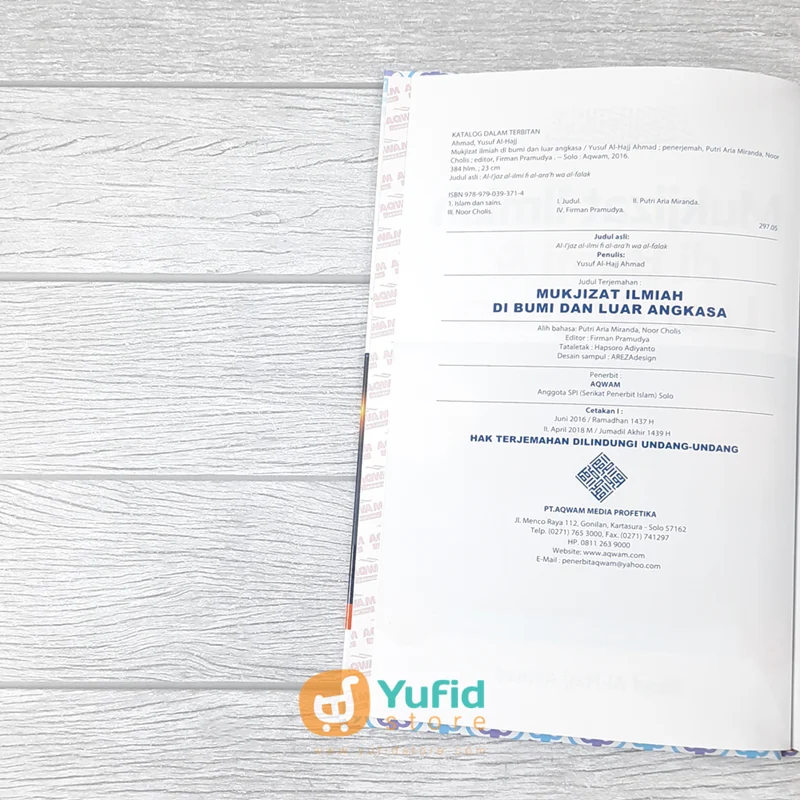 BUKU MUKJIZAT ILMIAH DI BUMI & LUAR ANGKASA (AQWAM) - Image 3