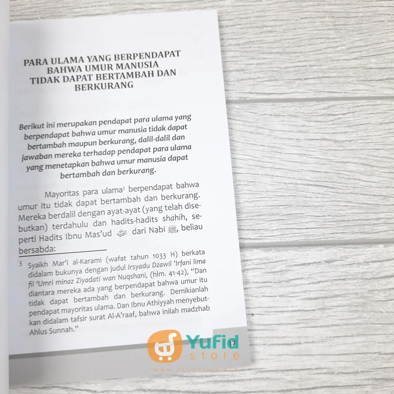 Buku Mungkinkah Umur Manusia Bertambah Dan Berkurang (Dhiyaul Ilmi) - Image 5