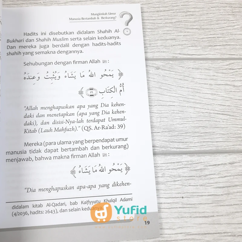 Buku Mungkinkah Umur Manusia Bertambah Dan Berkurang (Dhiyaul Ilmi) - Image 6