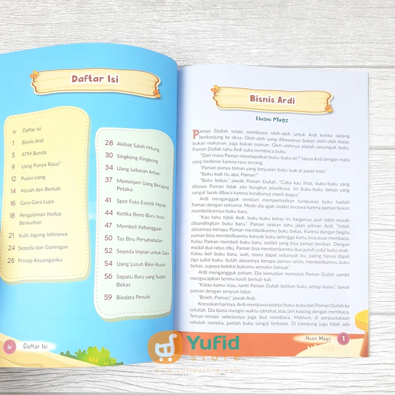 BUKU MURAH DAN BERKAH - KUMPULAN CERITA ANAK TEMA FINANSIAL (MUARA MEDIA) - Image 4