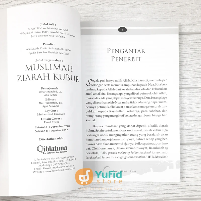 BUKU MUSLIMAH ZIARAH KUBUR BENARKAH DILARANG? (QIBLATUNA) - Image 3