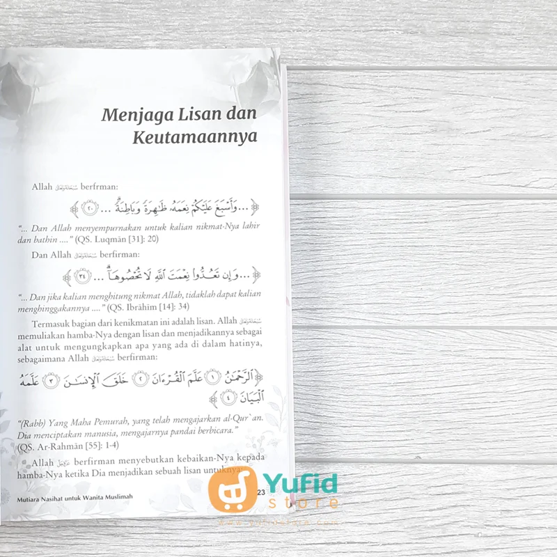 BUKU MUTIARA NASIHAT UNTUK WANITA MUSLIMAH (MANARUL ILMI) - Image 7