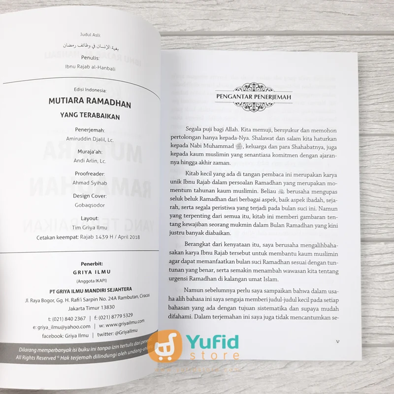 BUKU MUTIARA RAMADHAN YANG TERABAIKAN (GRIYA ILMU) - Image 3