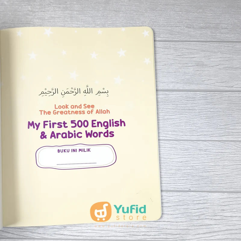 BUKU MY FIRST 500 ENGLISH AND ARABIC WORDS 3 BAHASA (MAALIK KIDS) - Image 3