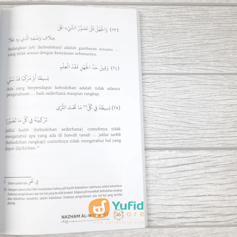 BUKU NAZHAM AL-WARAQAT (PUSTAKA ARAFAH) - Image 7