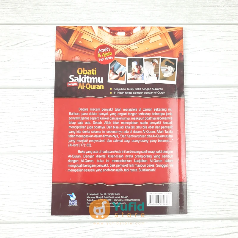 BUKU OBATI SAKITMU DENGAN AL-QURAN (ZAMZAM) - Image 2