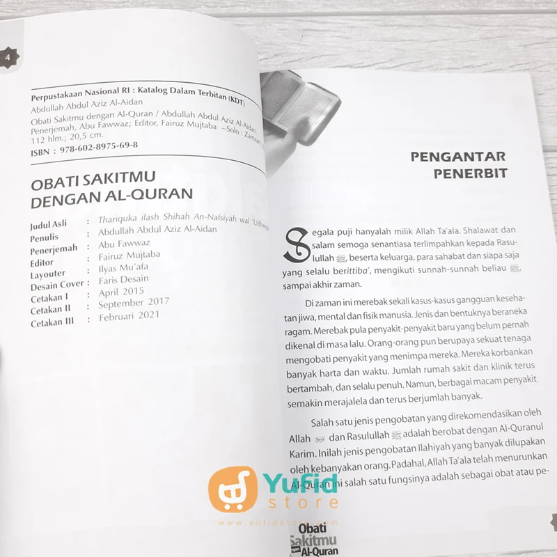 BUKU OBATI SAKITMU DENGAN AL-QURAN (ZAMZAM) - Image 3