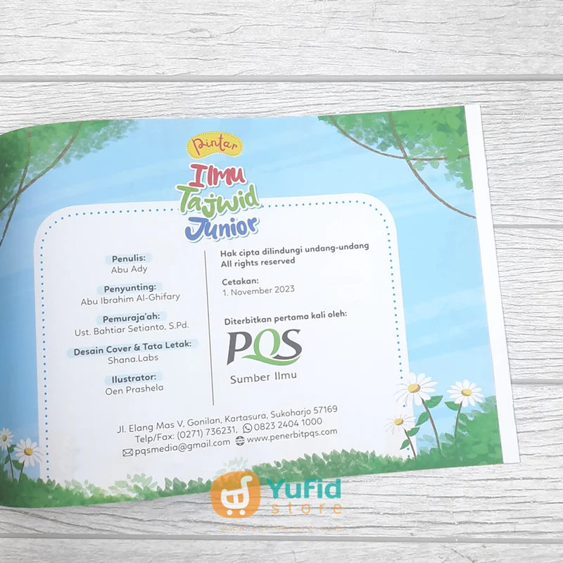 BUKU PAKET PINTAR MEMBACA AL-QURAN DAN ILMU TAJWID JUNIOR (PQS) - Image 3