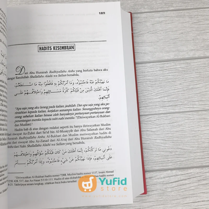 Buku Panduan Ilmu Dan Hikmah Syarah Lengkap Al-Arbain An-Nawawi (Darul Falah) - Image 10