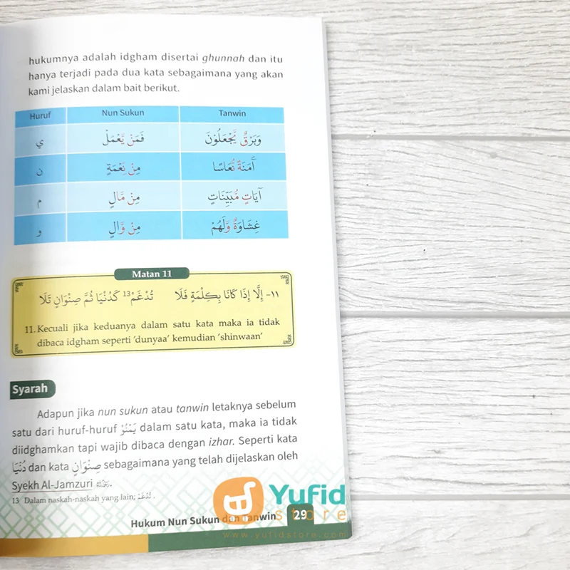 BUKU PANDUAN ILMU TAJWID BERWARNA - SYARAH TUHFATUL ATHFAL (PQS) - Image 7