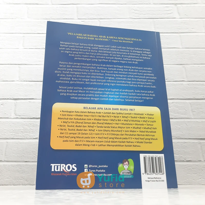 BUKU PANDUAN LENGKAP BELAJAR BAHASA ARAB ILMU NAHWU (TUROS) - Image 2