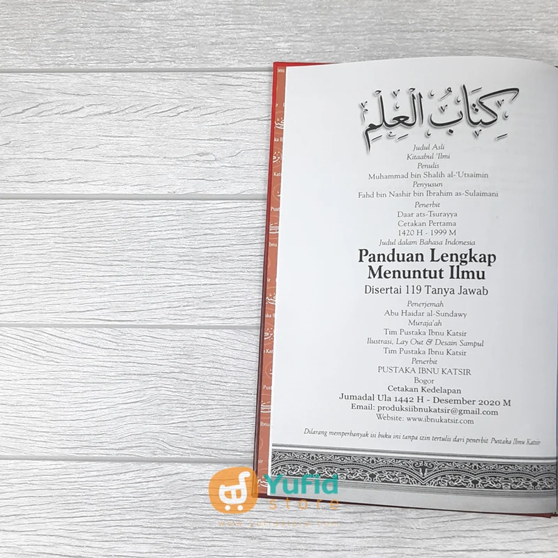 BUKU PANDUAN LENGKAP MENUNTUT ILMU (PUSTAKA IBNU KATSIR) - Image 3