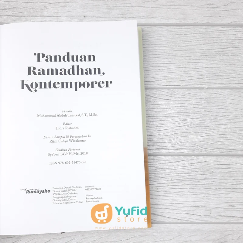 BUKU PANDUAN RAMADHAN KONTEMPORER (RUMAYSHO) - Image 3